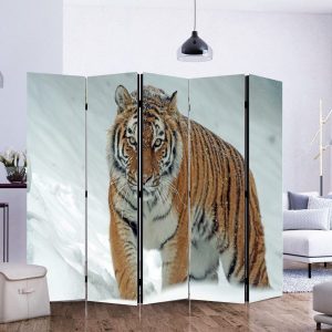 Biombo plegable separador tigre