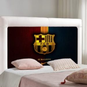 cabecero tapizado futbol FCB