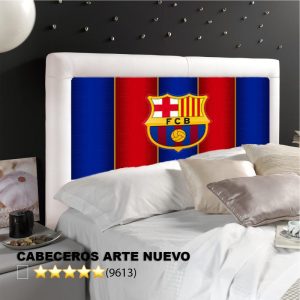 cabecero tapizado futbol FCB