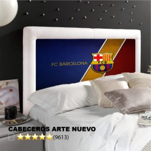 cabecero tapizado futbol FCB