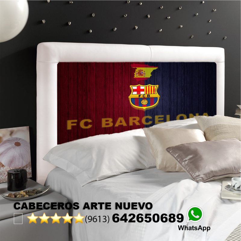 cabecero cama 90 futbol FCB
